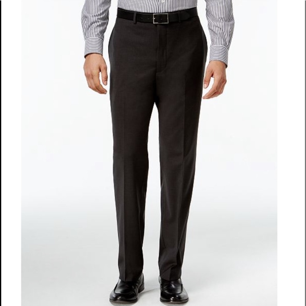 Calvin Klein Mens Dress Pants -Gray